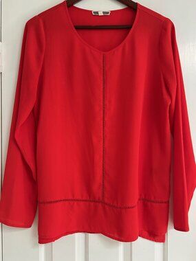 Pleione Red Blouse